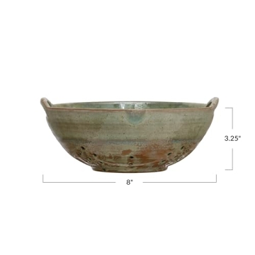 Creative Co-Op Stoneware Berry Bowl for Stylish Serving