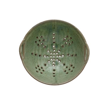 Creative Co-Op Stoneware Berry Bowl for Stylish Serving