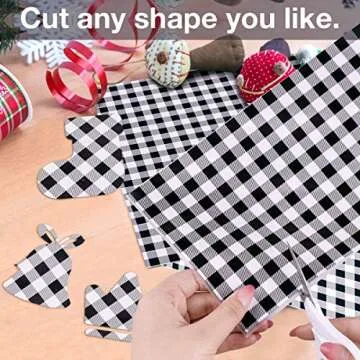 JANDJPACKAGING Buffalo Plaid HTV - Perfect for Crafting Fun