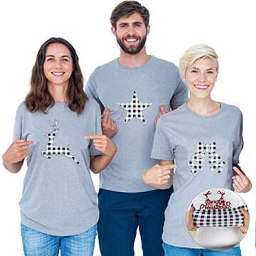 JANDJPACKAGING Buffalo Plaid HTV - Perfect for Crafting Fun