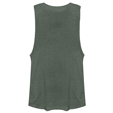 Stylish Star Wars Women's Mandalorian Tank Top in Pine Green