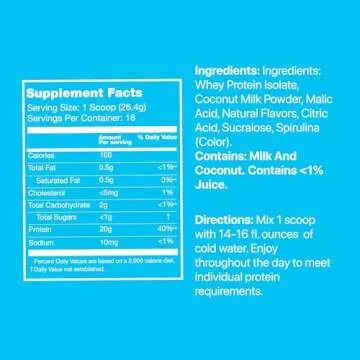 Oath Nutrition - Clear Whey Protein - 18 Servings - Coco Razz