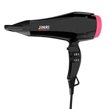 Professional Negative Ionic Hair Dryer for All Hair Types