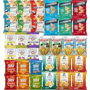 Healthy Snacks Variety Pack - 34 Pack Assortment for All Ages