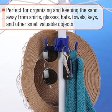 Mr. Pen Beach Umbrella Hooks - Convenient Organizer for Outdoors