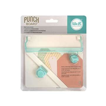 We R Memory Keepers Makers- Tag Punch Board, Create Unique Gift Tags 18x16x4 cm