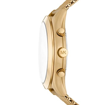 Elegant Michael Kors Gold Slim Runway Quartz Watch