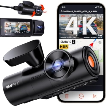 Vantrue N4 Pro - 3 Channel 4K WiFi Dash Cam