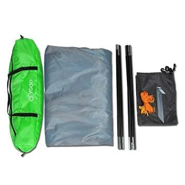 Yodo Upgraded Lightweight 2 Person Camping Backpacking Tent with Carry Bag, Green