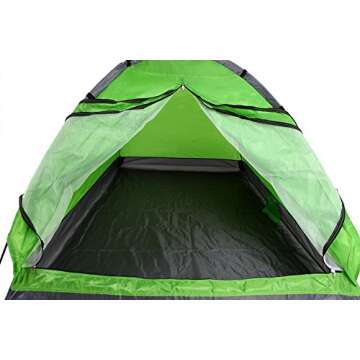 Yodo Upgraded Lightweight 2 Person Camping Backpacking Tent with Carry Bag, Green