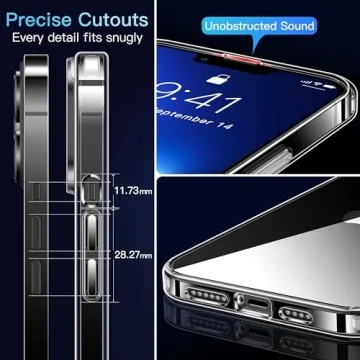 CASEKOO iPhone 13 Pro Case Crystal Clear Military Protection