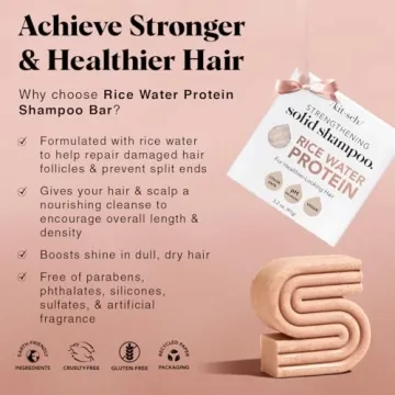 Kitsch Rice Water Shampoo Bar for Healthy Hair Care