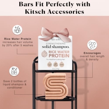 Kitsch Rice Water Shampoo Bar for Healthy Hair Care