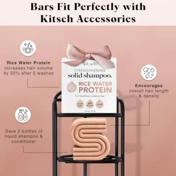 Kitsch Rice Water Shampoo Bar for Healthy Hair Care