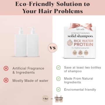 Kitsch Rice Water Shampoo Bar for Healthy Hair Care