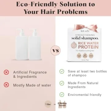 Kitsch Rice Water Shampoo Bar for Healthy Hair Care