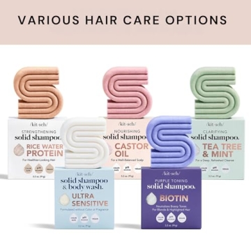 Kitsch Rice Water Shampoo Bar for Healthy Hair Care