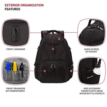 SwissGear 1900 17-Inch Laptop Backpack for Travel