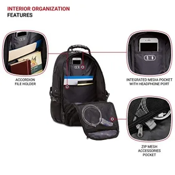 SwissGear 1900 17-Inch Laptop Backpack for Travel