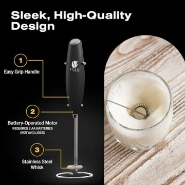 Bean Envy Milk Frother Perfect Handheld Mini Drink Mixer