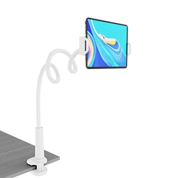 Tablet Stand Holder - Flexible Gooseneck Design For iPads
