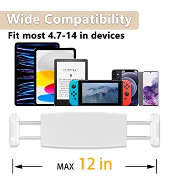 Tablet Stand Holder - Flexible Gooseneck Design For iPads