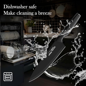 Elegant 15-piece Kitchen Knife Set with Sharpener Block