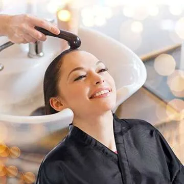 2 Pieces Waterproof Salon Robes for Hairdressing Comfort