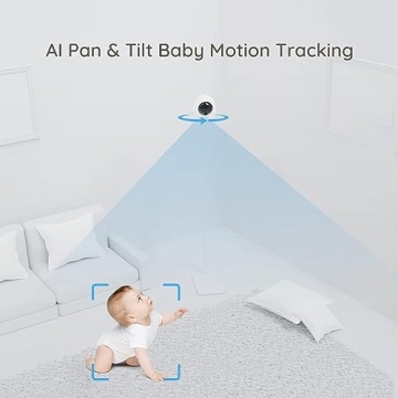 Ellie Baby Monitor 2K HD Cry Soothing Face Alert