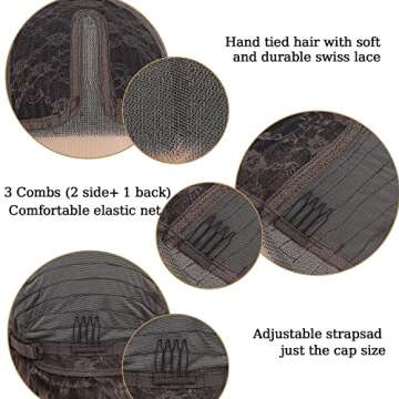 Honey Blonde Ombre Synthetic Lace Front Wig Synthetic Wigs For Black Women Pre Plucked Body Wave Highlight Brown Lace Front Wig Glueless Heat Resistant Curly Wavy Wig Natural Hairline Hair 26 Inch