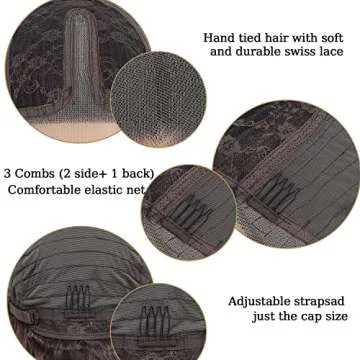 Honey Blonde Ombre Synthetic Lace Front Wig Synthetic Wigs For Black Women Pre Plucked Body Wave Highlight Brown Lace Front Wig Glueless Heat Resistant Curly Wavy Wig Natural Hairline Hair 26 Inch