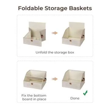 StorageWorks Closet Organizer Bins for Stylish Storage Solutions