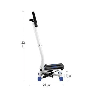 Wagan Pivot Stepper Compact Fitness Step Machine for All Ages