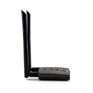 Alfa Long-Range Dual-Band AC1200 Wireless USB 3.0 Adapter w/ 2x 5dBi Antennas