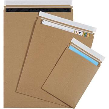 Tape Logic Stayflats Mailers - Durable & Eco-Friendly Packaging