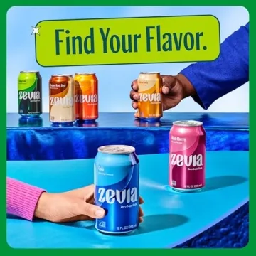 Zevia Zero Calorie Ginger Ale - Refreshing Soda Alternative