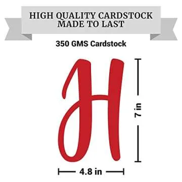 Pre-strung Happy 4th of July Banner - No DIY - Red & Blue with Silver Glitter Fourth of July Banner - Pre-strung Garland on 8 ft Strands - Independence Day Party Decorations & Decor - No DIY