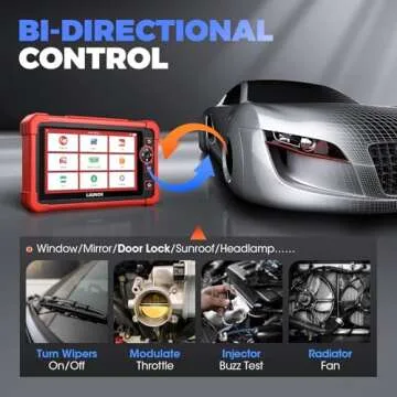 Launch OBD2 Scanner CRP919X, ECU Coding, 2025 Bi-Directional Scan Tool for All Vehicles 35+ Services, FCA Autoauth, CAN FD/DoIP, Active Test, All System Automotive Tools, Android 10 with 2-Year Update