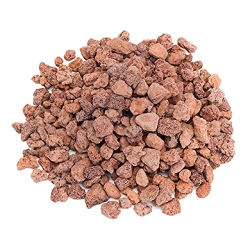 Stanbroil Red Lava Rock Granules - Enhance Your Fireplace & Fire Pit