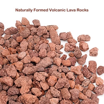 Stanbroil Red Lava Rock Granules for Fireplaces & Fire Pits