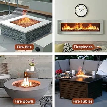 Stanbroil Red Lava Rock Granules for Fireplaces & Fire Pits