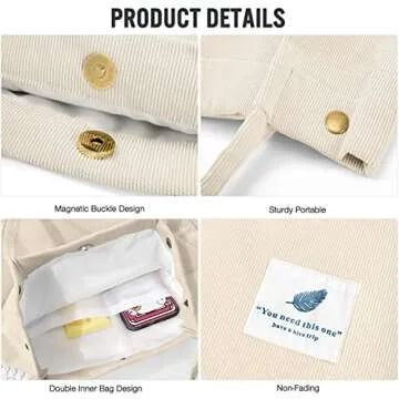 Stylish Cohpoh Women Tote Bag for Everyday Use