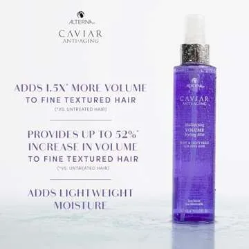 Alterna Caviar Anti-Aging Multiplying Volume Styling Mist, 5 Ounce | For Fine, Thin Hair | Light Hold | Sulfate Free , 5 Fl Oz (Pack of 1)