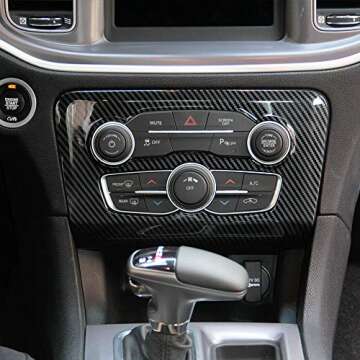 Crosselec Carbon Fiber A/C Panel Cover for Dodge Charger