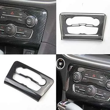 Crosselec Carbon Fiber A/C Panel Cover for Dodge Charger