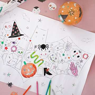 Meri Meri Halloween Coloring Posters (Pack of 2)