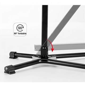 DADA NANA Indoor Bike Storage Rack Floor Parking Stand Foldable Bicycle Repair Rack Universal for Road and Mountain Bike Maintenance Home Garage Bicycle Shop Displaying Stand