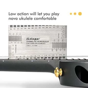 Enya Concert Ukulele Nova U 23’’ Carbon Fiber Travel Ukulele with Beginner Kit includes online lessons, case, strap, capo and strings (Black)