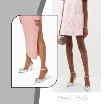 EQAUDES Rhinestone Wedding Heels - Stylish Stiletto Comfort