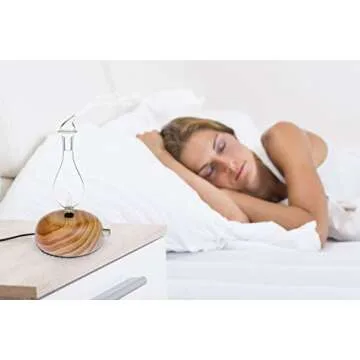 ArOmis Aromatherapy Diffuser Premium Wood & Glass Nebulizer